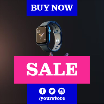 Square Button - Sale