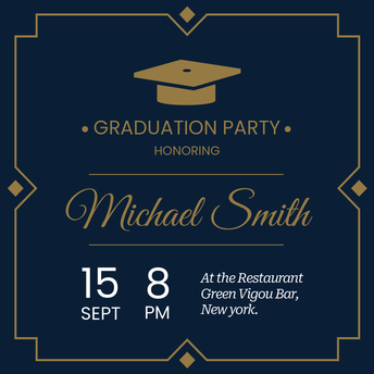 Invitation- Graduation