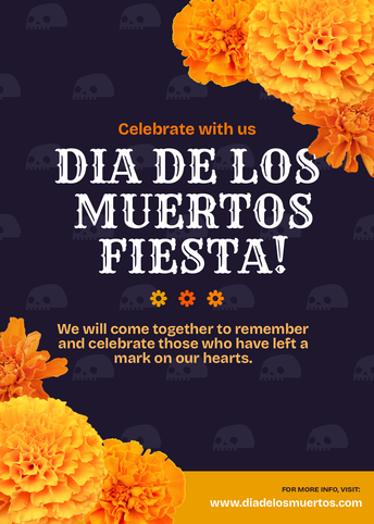 Dia de los Muertos - US Invitation