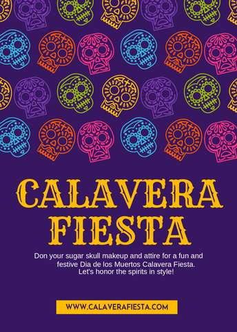 Dia de los Muertos - US Invitation